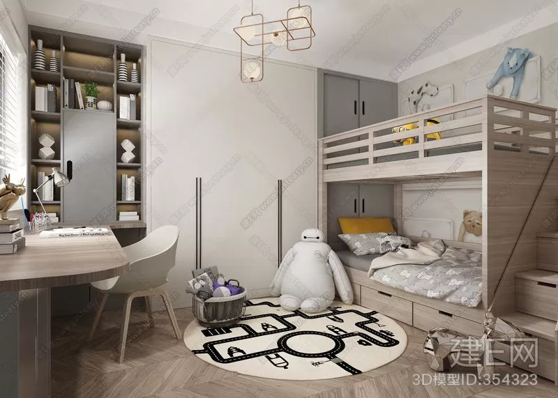 CHILDROOM – 3D SCENES – VRAY – 217