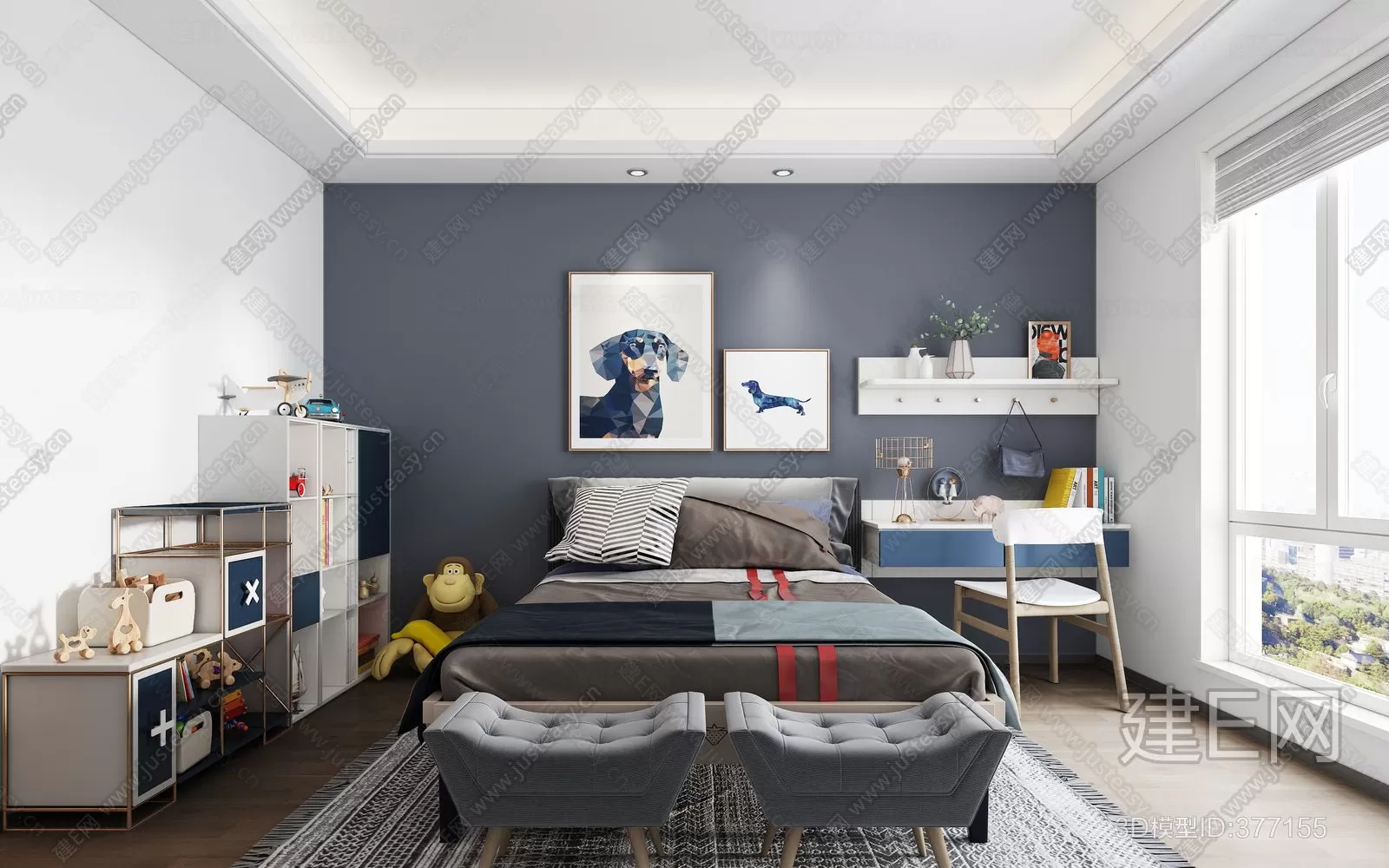 CHILDROOM – 3D SCENES – VRAY – 219