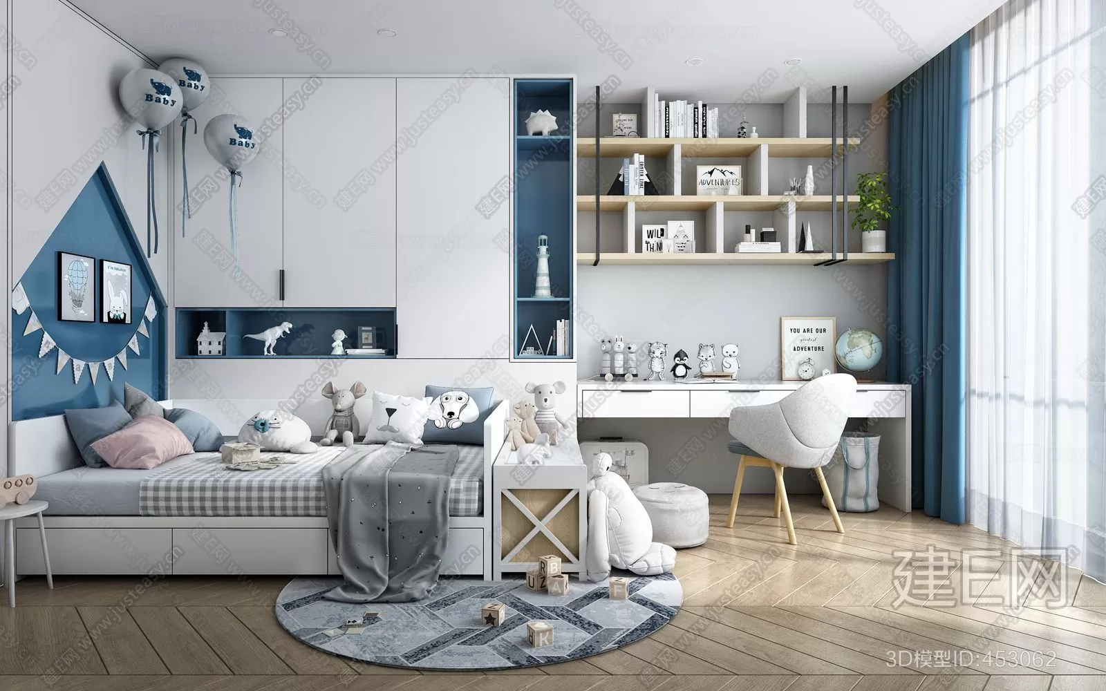 CHILDROOM – 3D SCENES – VRAY – 223