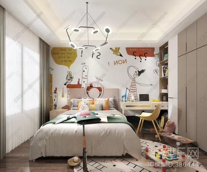 CHILDROOM – 3D SCENES – VRAY – 226