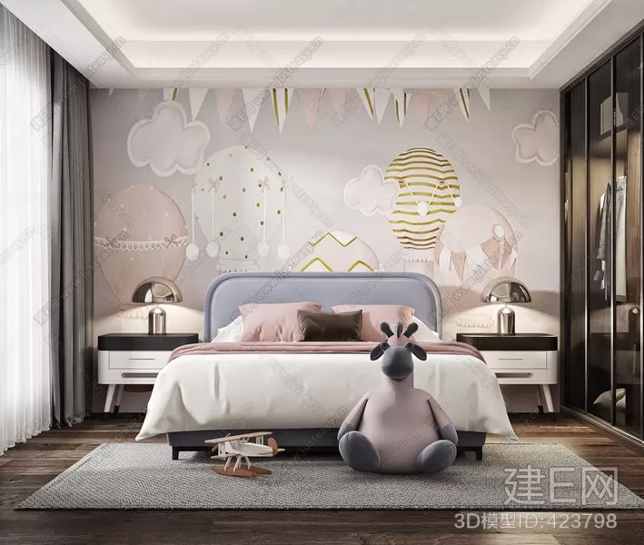 CHILDROOM – 3D SCENES – VRAY – 243
