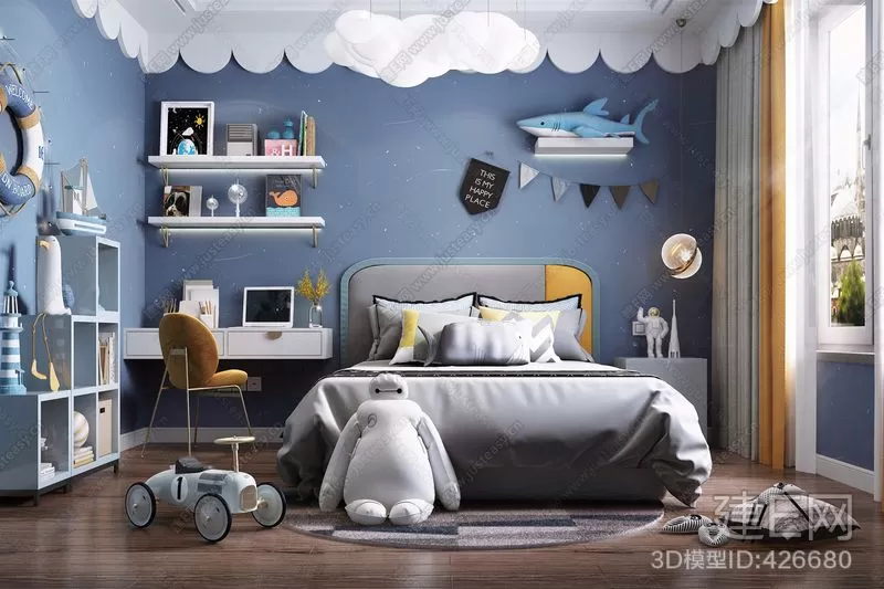 CHILDROOM – 3D SCENES – VRAY – 248