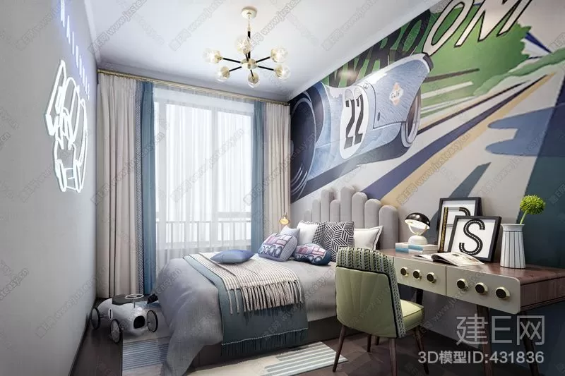 CHILDROOM – 3D SCENES – VRAY – 253