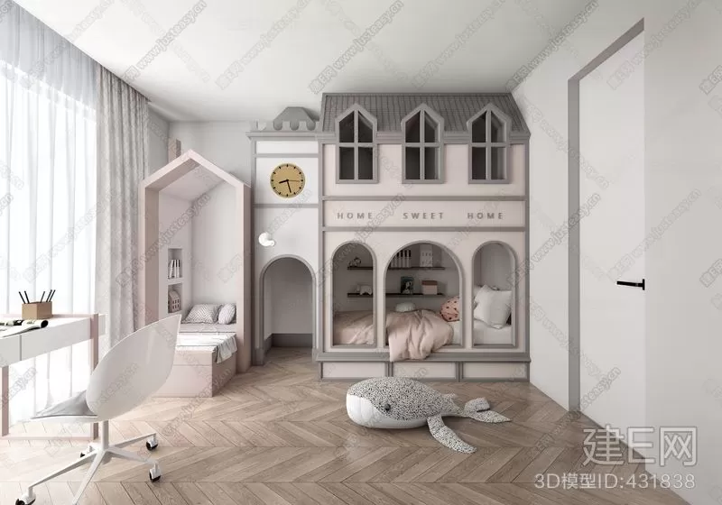 CHILDROOM – 3D SCENES – VRAY – 254