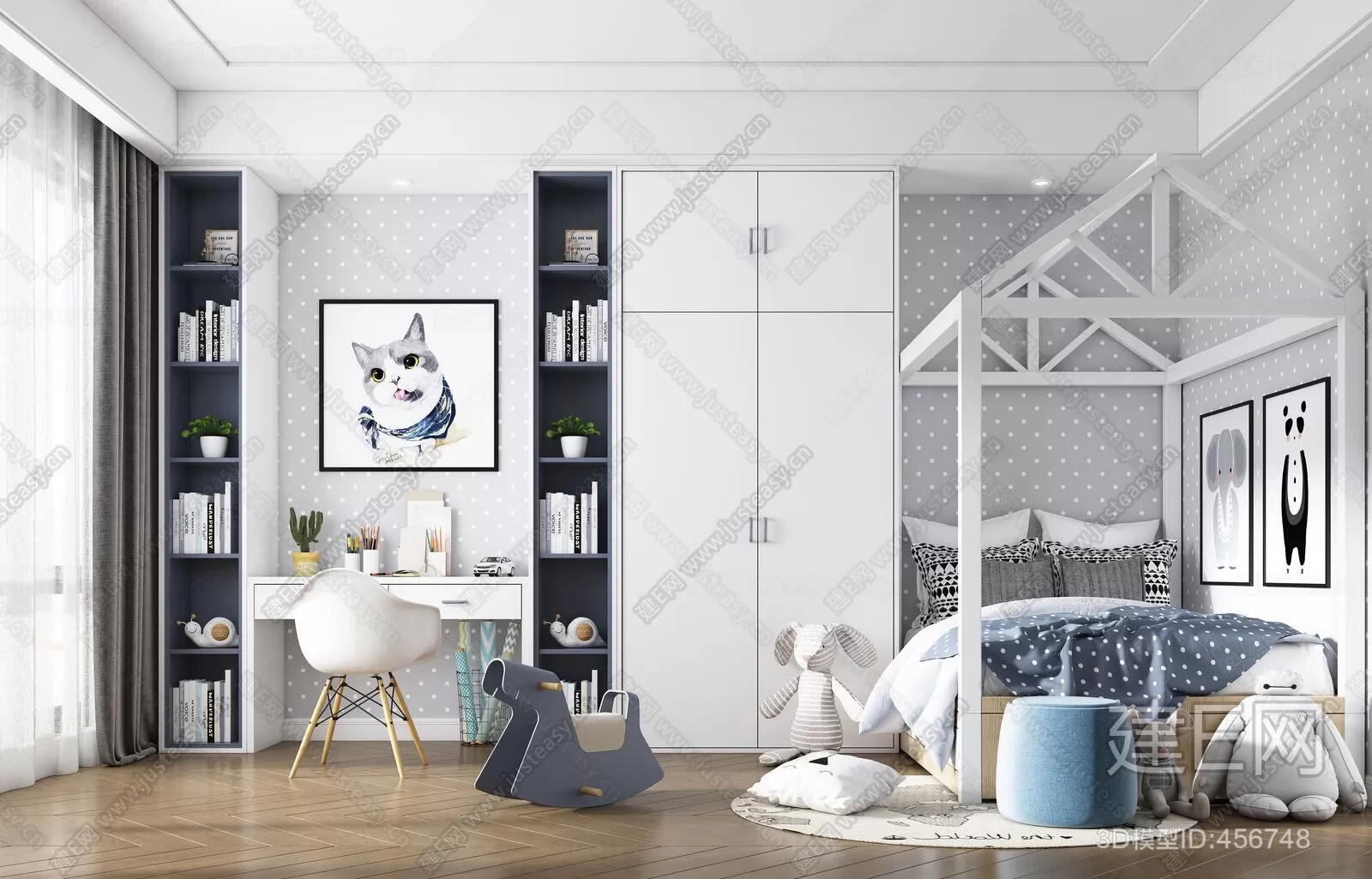 CHILDROOM – 3D SCENES – VRAY – 274