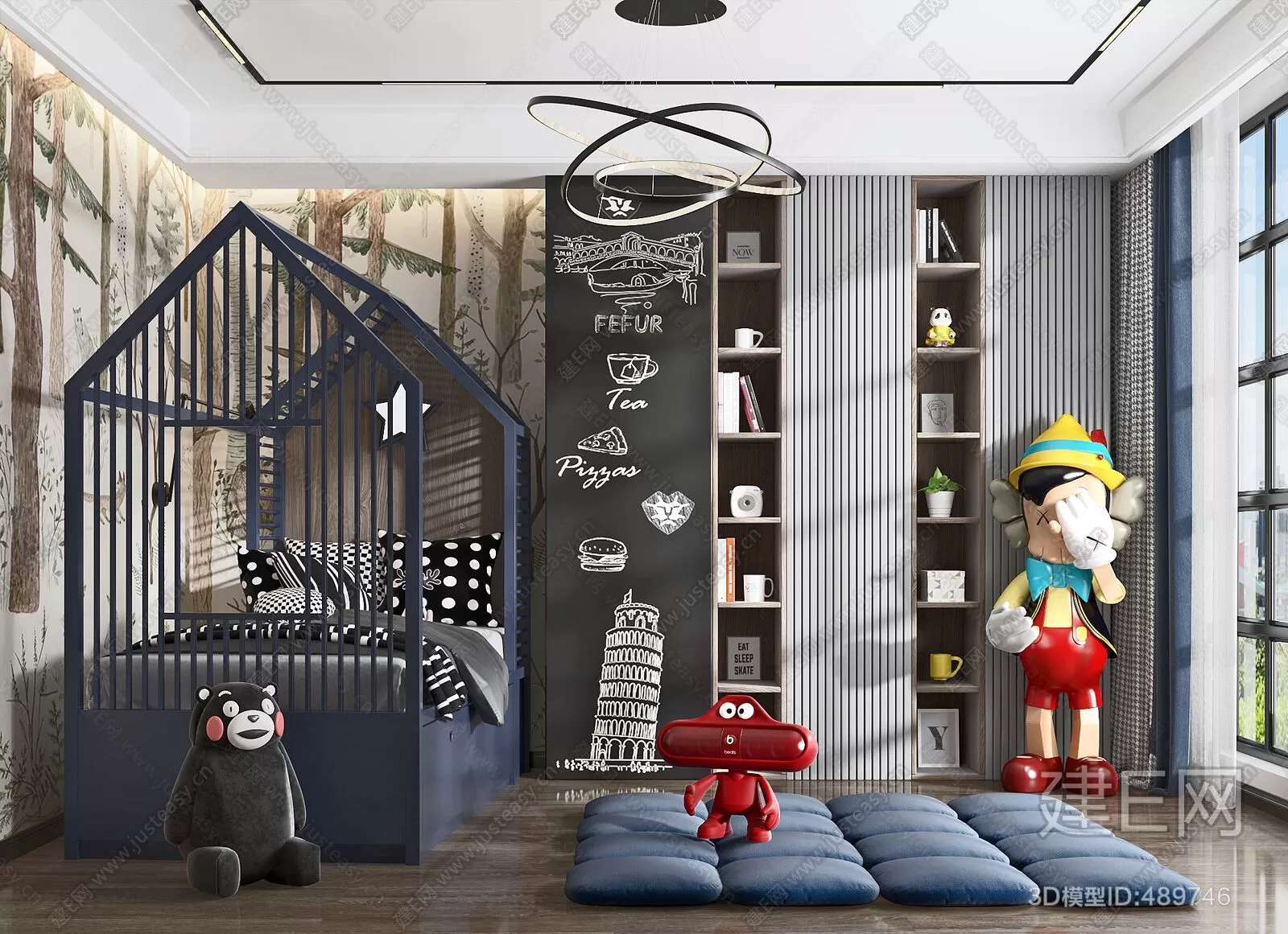 CHILDROOM – 3D SCENES – VRAY – 278