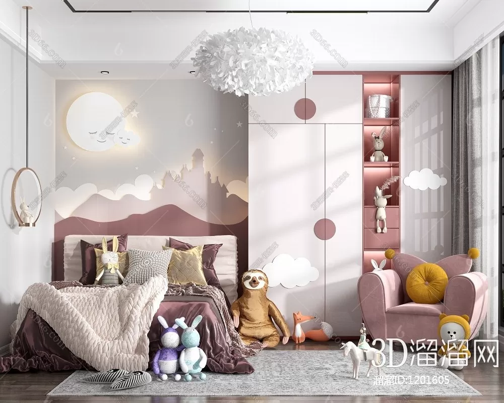 CHILDROOM – 3D SCENES – VRAY – 284