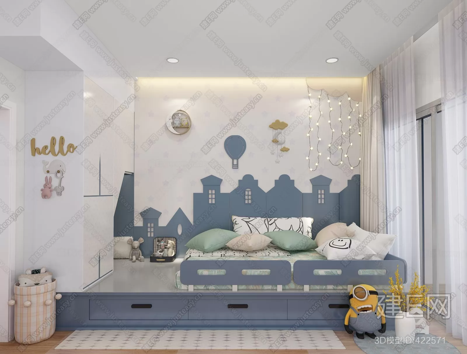 CHILDROOM – 3D SCENES – VRAY – 287