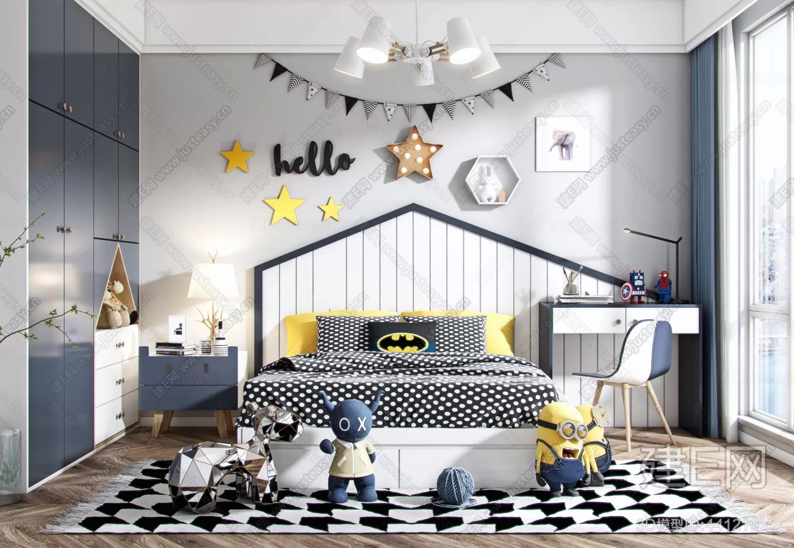 CHILDROOM – 3D SCENES – VRAY – 292