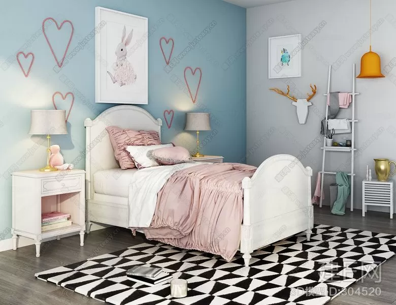 CHILDROOM – 3D SCENES – VRAY – 305