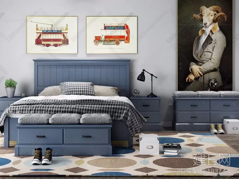 CHILDROOM – 3D SCENES – VRAY – 307