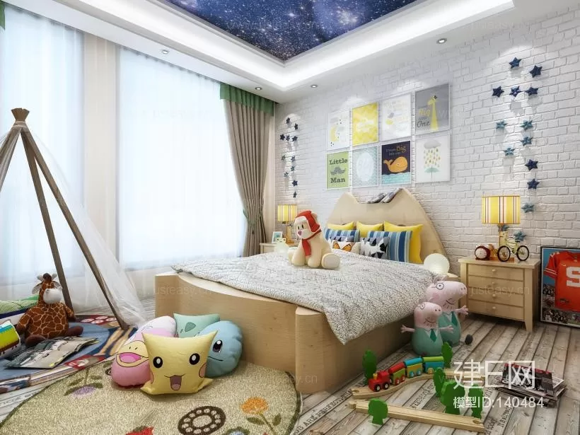 CHILDROOM – 3D SCENES – VRAY – 312