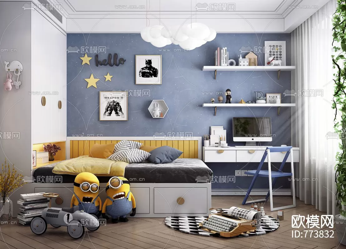 CHILDROOM – 3D SCENES – VRAY – 327 CHILDROOM – 3D SCENES – VRAY – 327