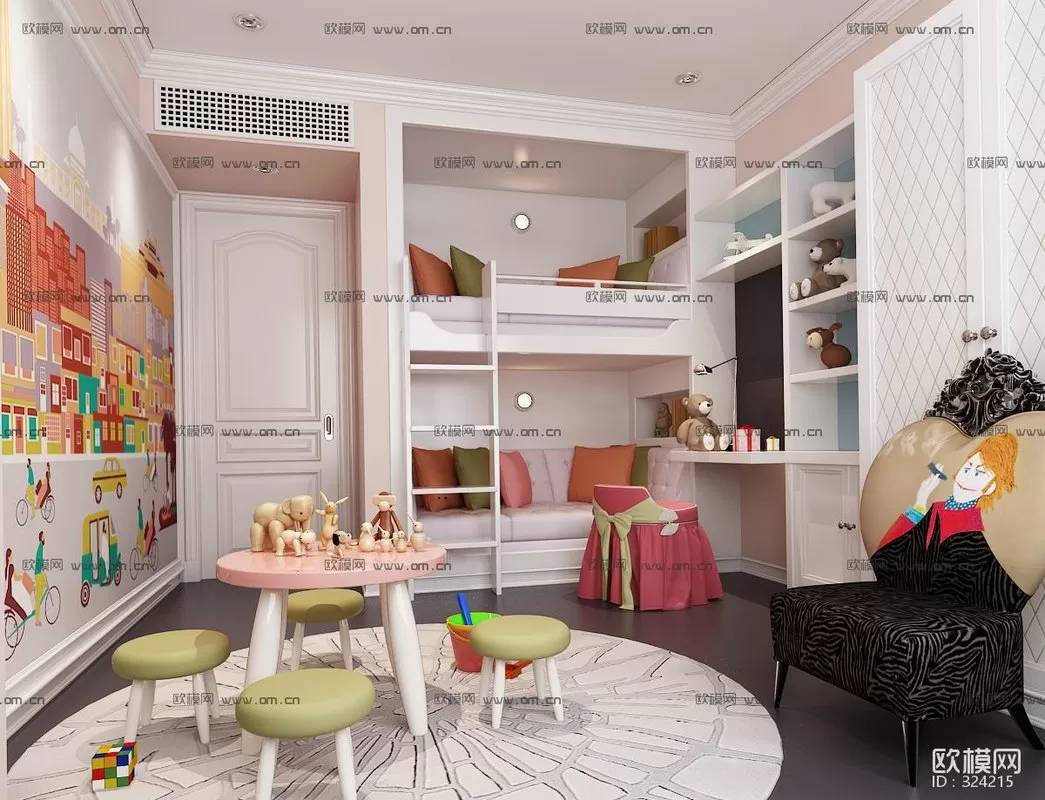 CHILDROOM – 3D SCENES – VRAY – 332 CHILDROOM – 3D SCENES – VRAY – 332