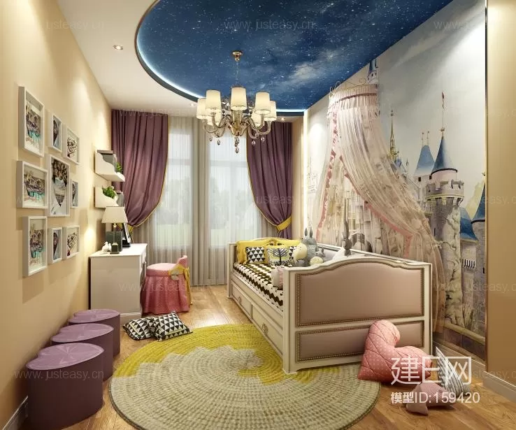 CHILDROOM – 3D SCENES – VRAY – 351 CHILDROOM – 3D SCENES – VRAY – 351