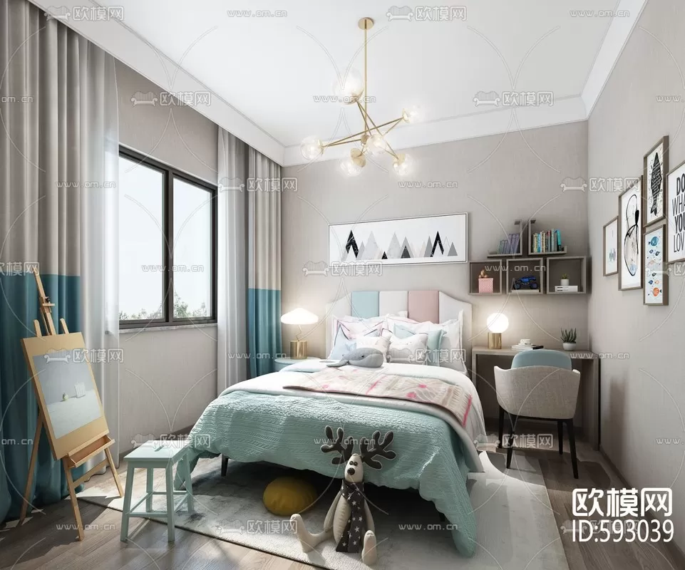 CHILDROOM – 3D SCENES – VRAY – 366 CHILDROOM – 3D SCENES – VRAY – 366