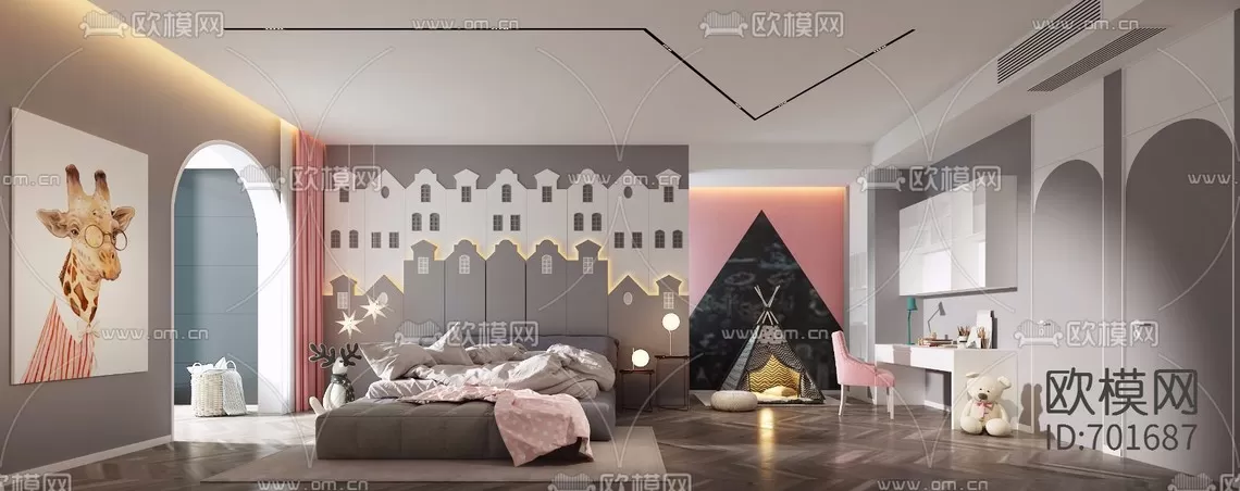 CHILDROOM – 3D SCENES – VRAY – 373 CHILDROOM – 3D SCENES – VRAY – 373