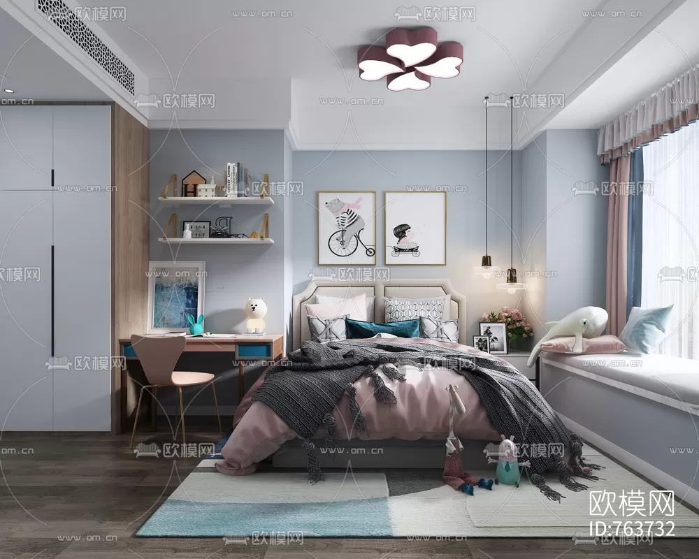 CHILDROOM – 3D SCENES – VRAY – 375 CHILDROOM – 3D SCENES – VRAY – 375