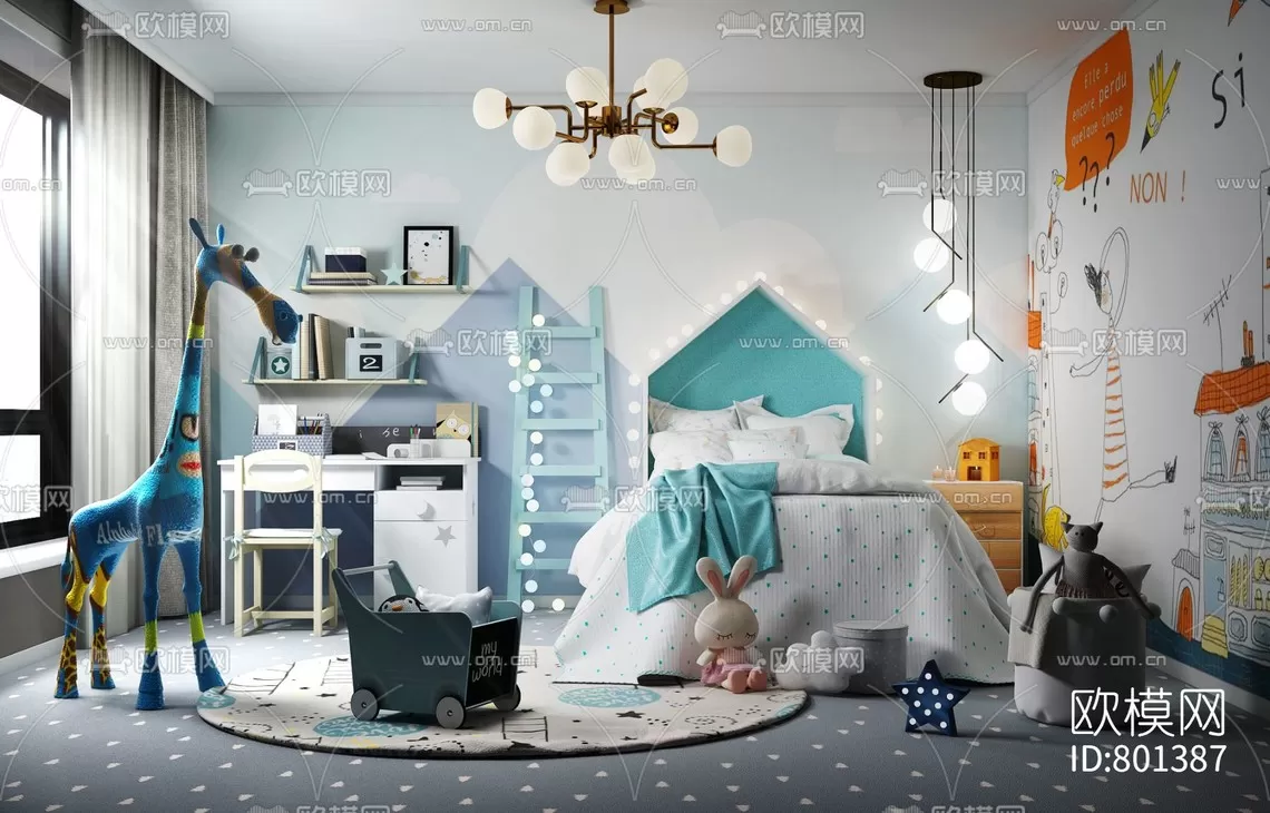 CHILDROOM – 3D SCENES – VRAY – 378 CHILDROOM – 3D SCENES – VRAY – 378