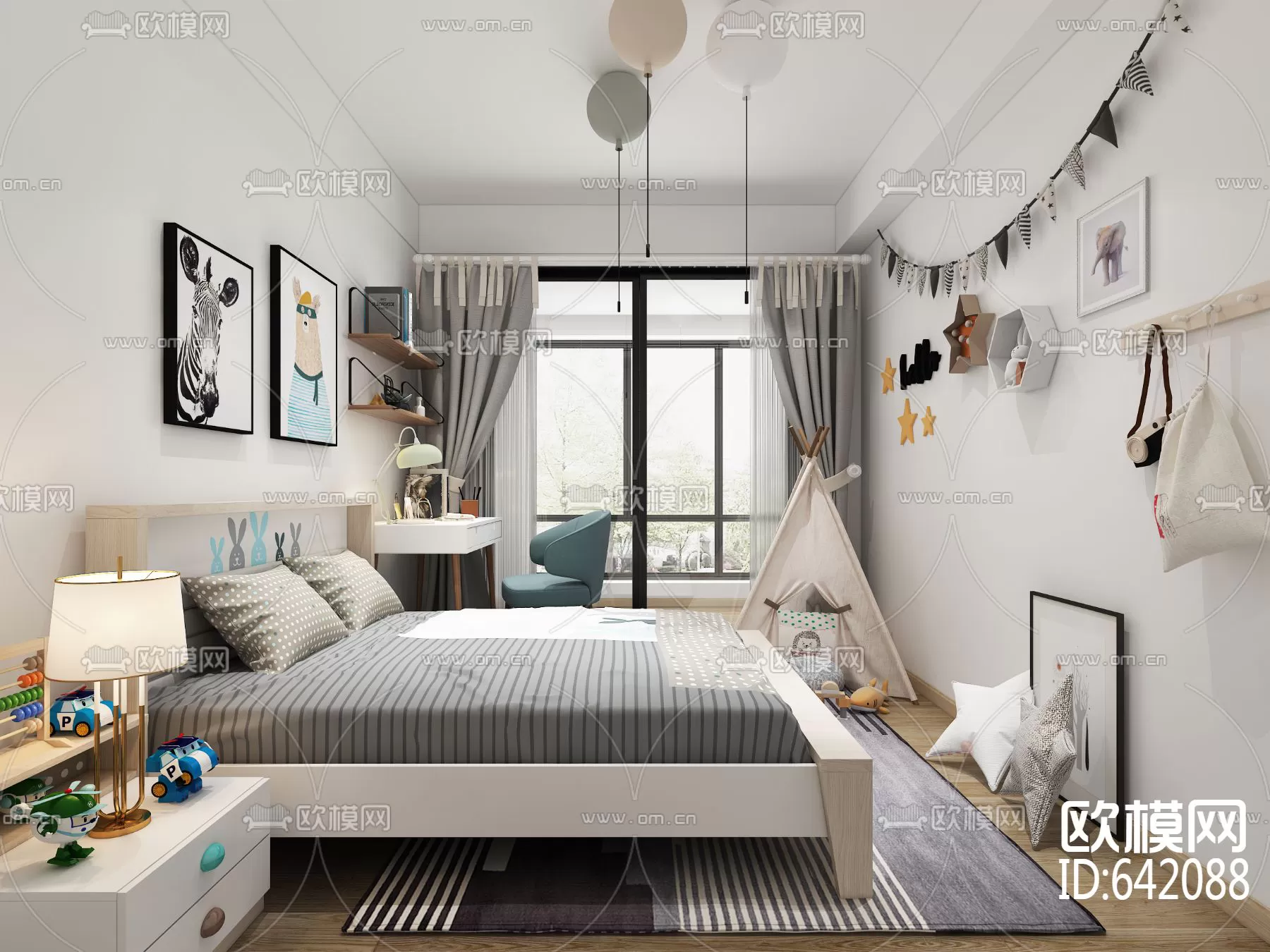 CHILDROOM – 3D SCENES – VRAY – 388 CHILDROOM – 3D SCENES – VRAY – 388