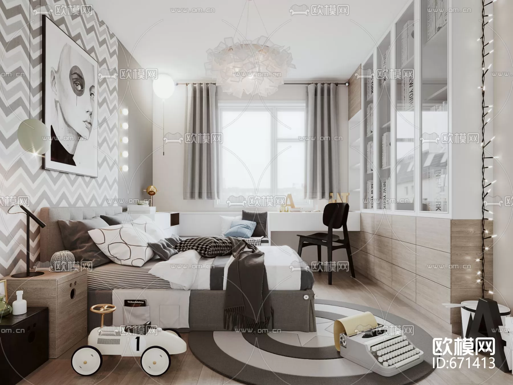 CHILDROOM – 3D SCENES – VRAY – 389 CHILDROOM – 3D SCENES – VRAY – 389