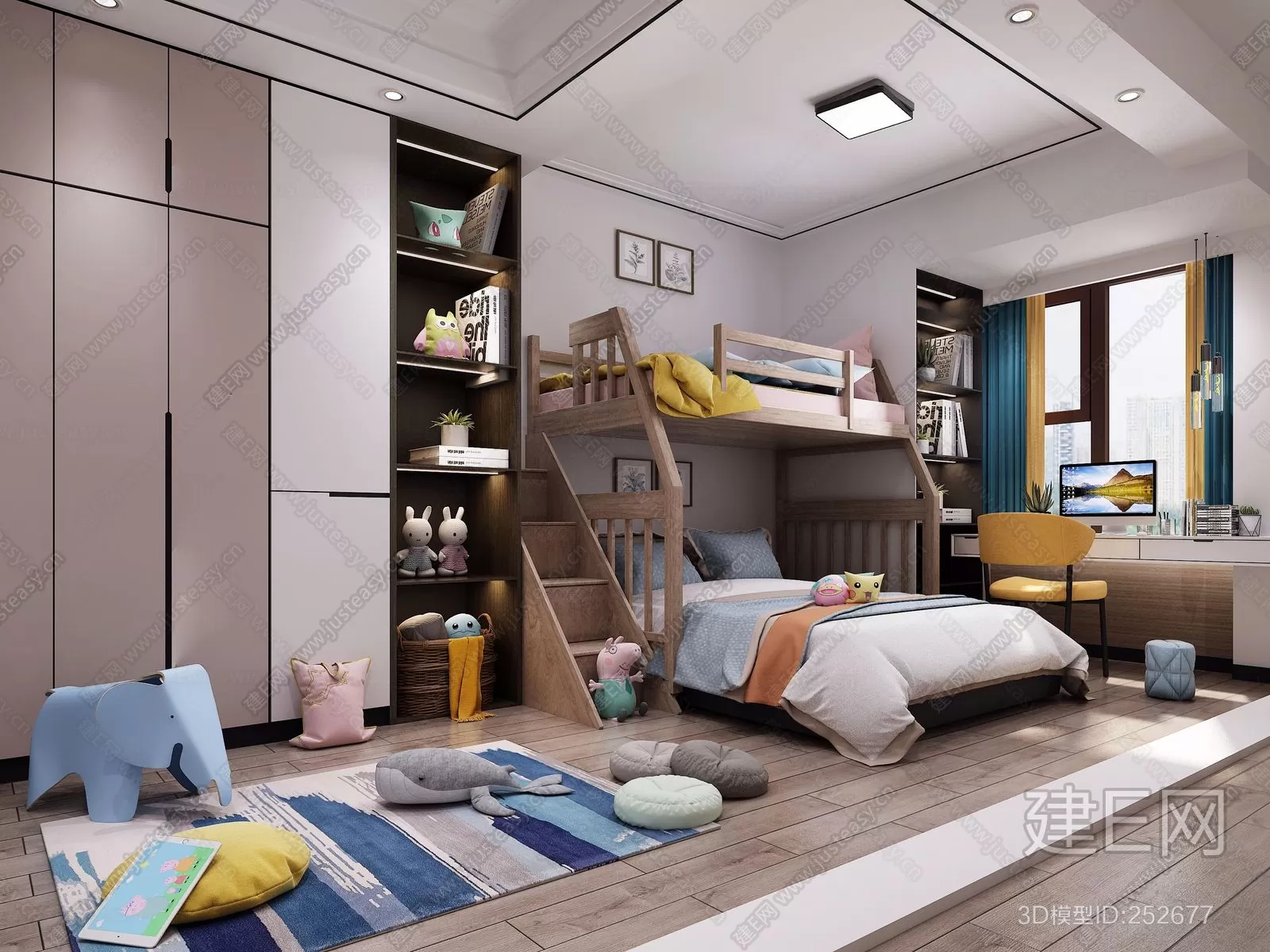 CHILDROOM – 3D SCENES – VRAY – 407 CHILDROOM – 3D SCENES – VRAY – 407