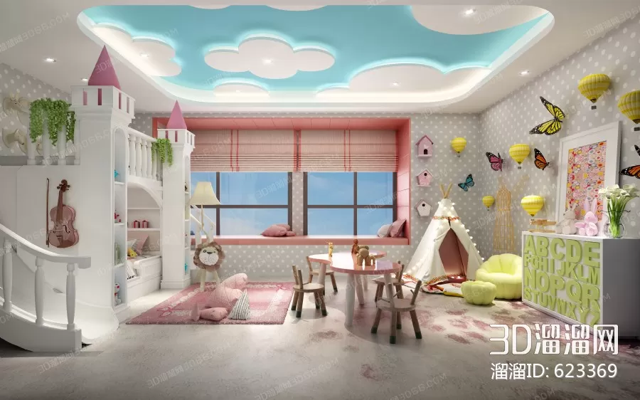 CHILDROOM – 3D SCENES – VRAY – 424 CHILDROOM – 3D SCENES – VRAY – 424