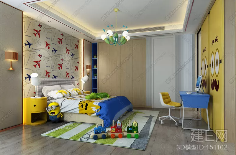 CHILDROOM – 3D SCENES – VRAY – 435 CHILDROOM – 3D SCENES – VRAY – 435