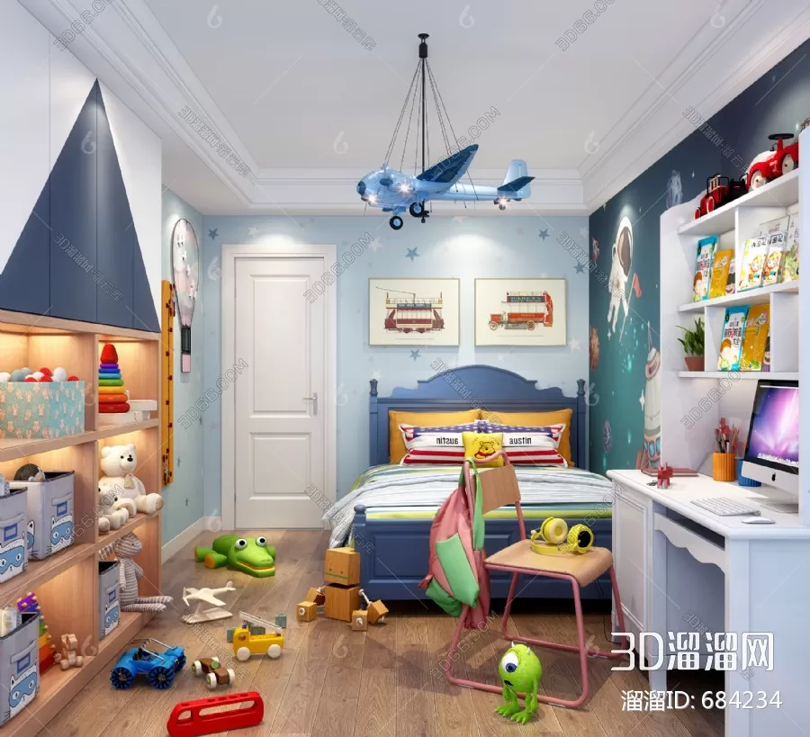 CHILDROOM – 3D SCENES – VRAY – 462 CHILDROOM – 3D SCENES – VRAY – 462