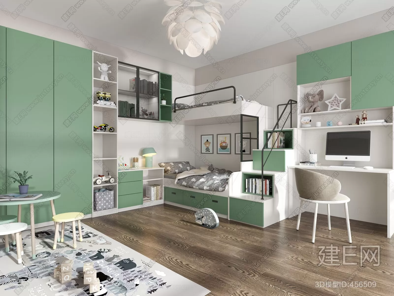 CHILDROOM – 3D SCENES – VRAY – 211