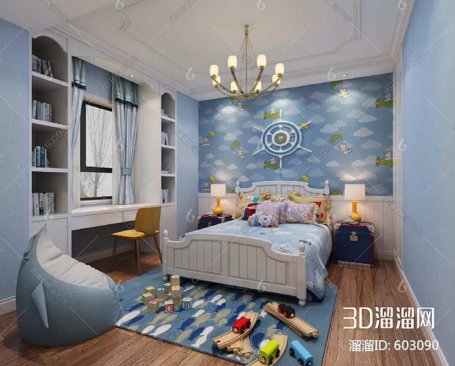 CHILDROOM – 3D SCENES – VRAY – 564