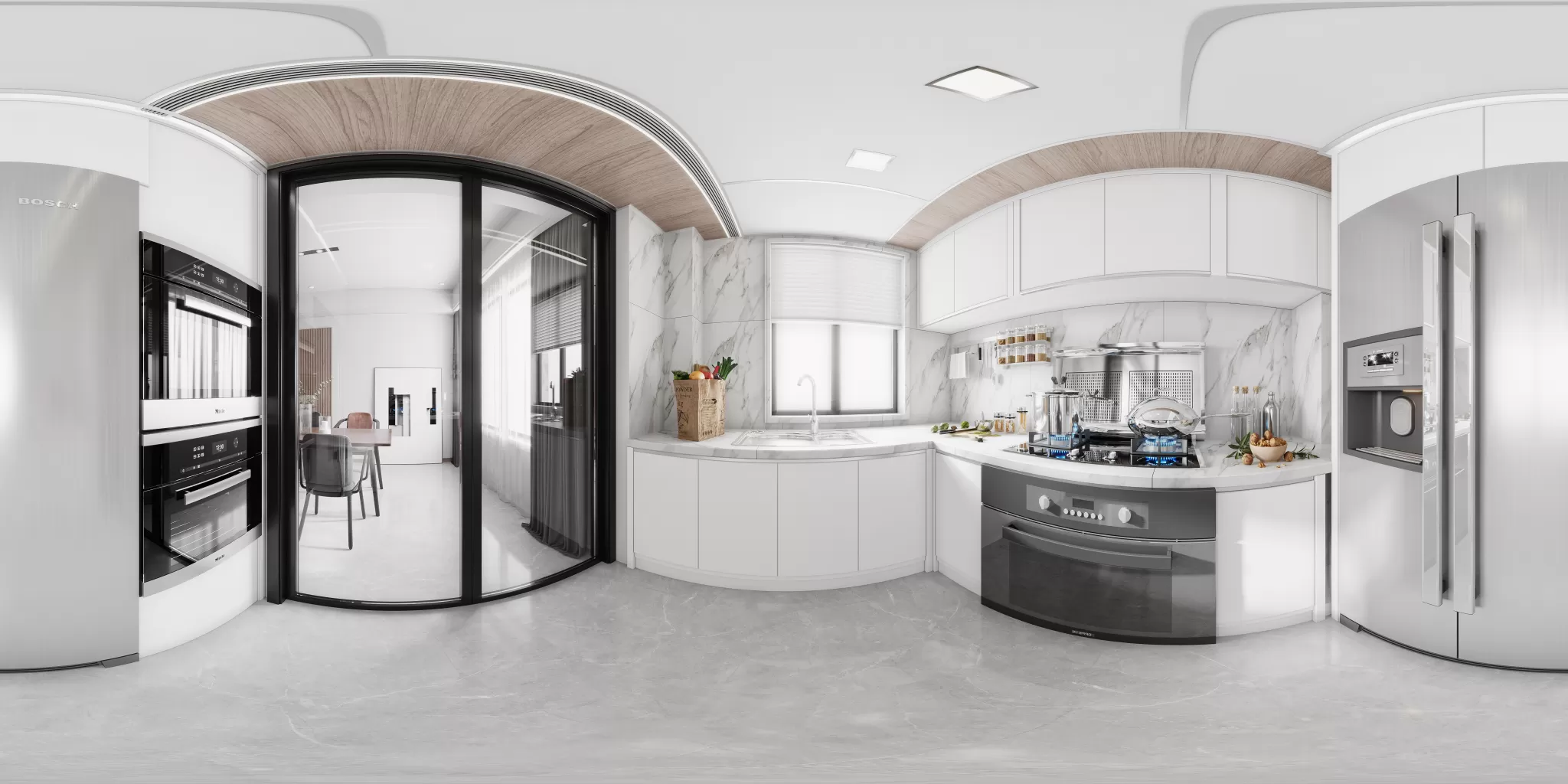 HOUSE SPACE – KITCHEN 3D MODELS – 001 – CORONA