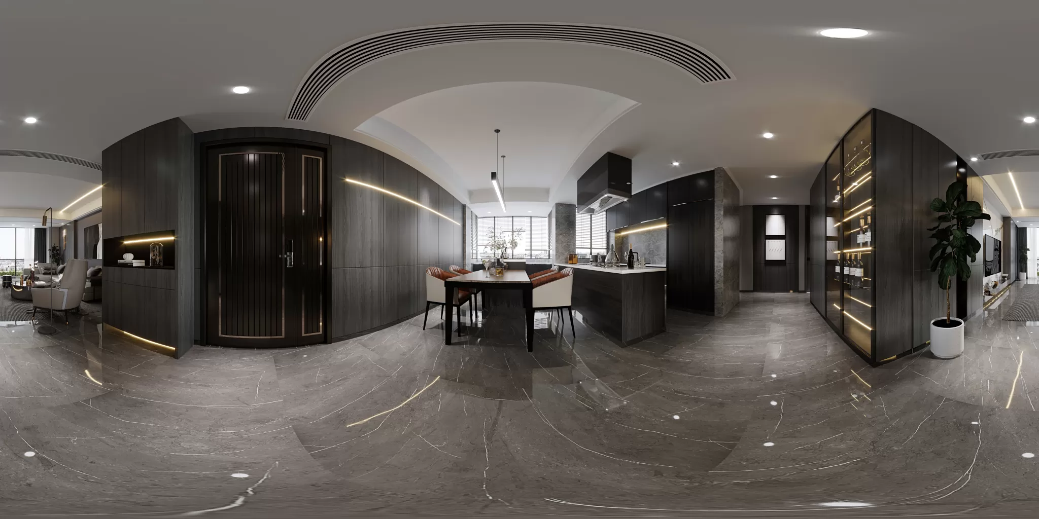 HOUSE SPACE – KITCHEN 3D MODELS – 002 – CORONA