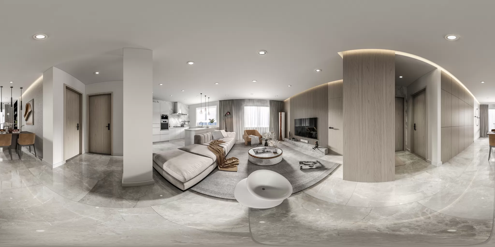 HOUSE SPACE – MODERN STYLES – 3DSKY – 001 – VRAY