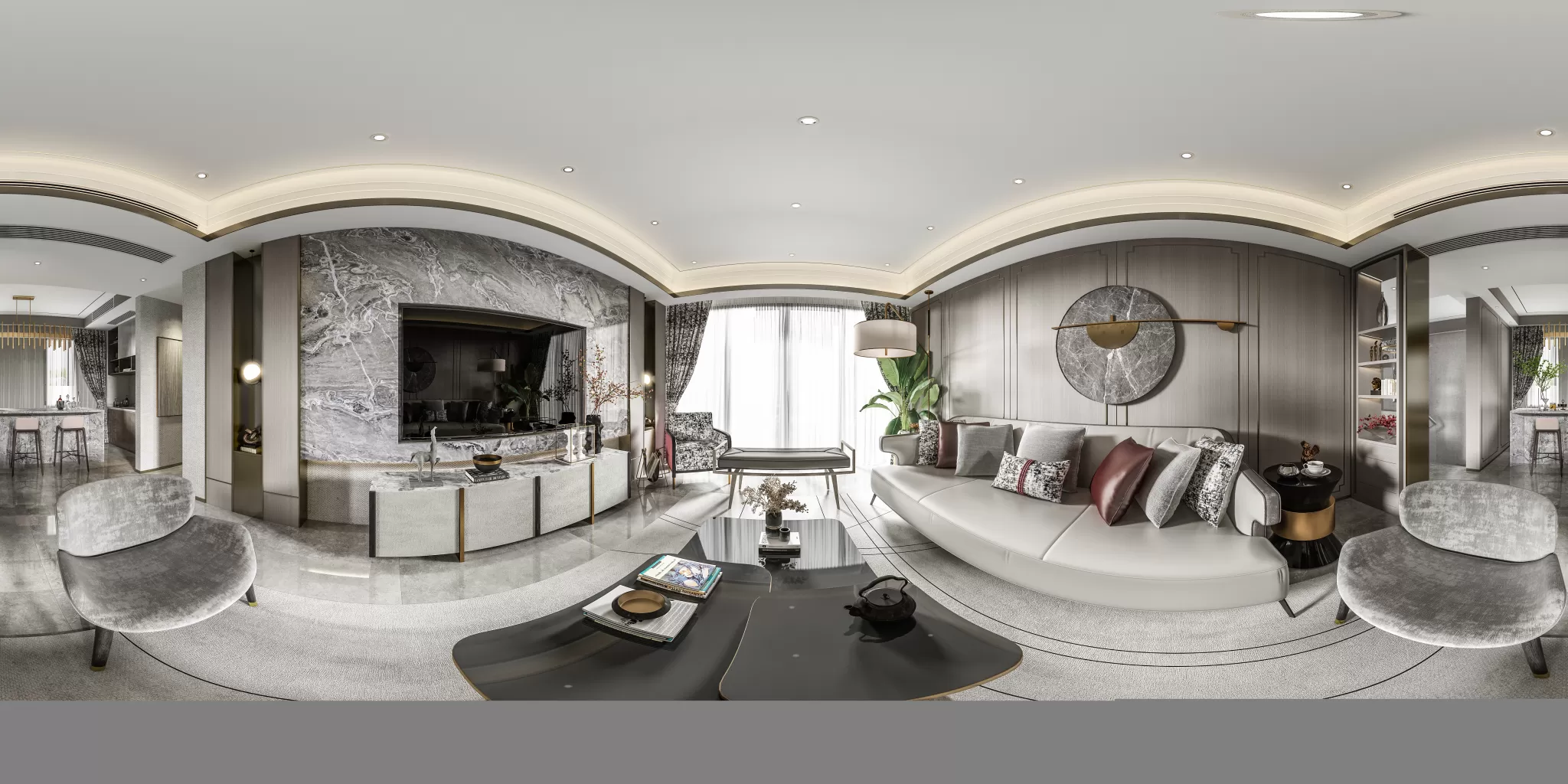 HOUSE SPACE – MODERN STYLES – 3DSKY – 002 – VRAY