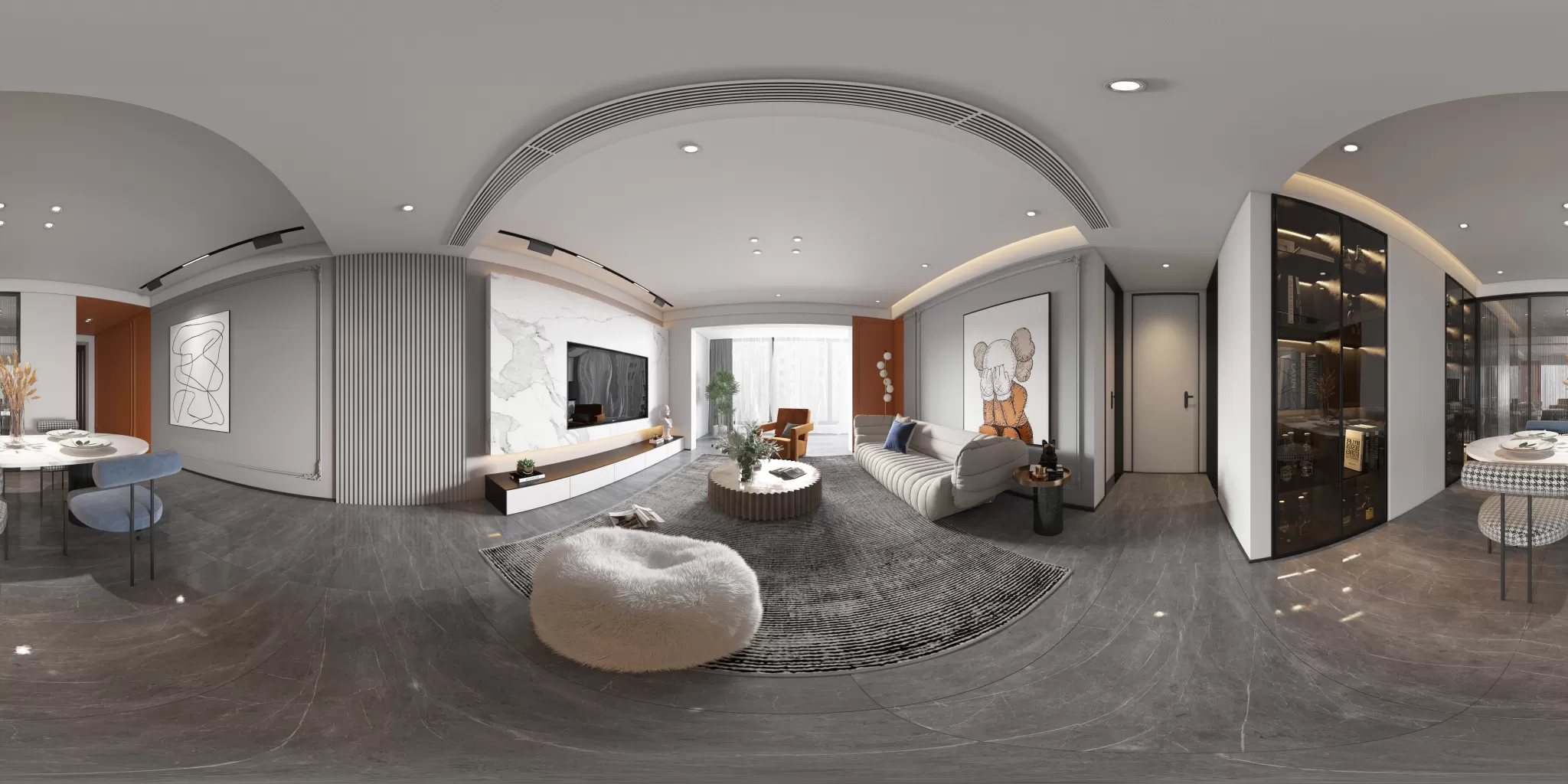 HOUSE SPACE – MODERN STYLES – 3DSKY – 084 – VRAY