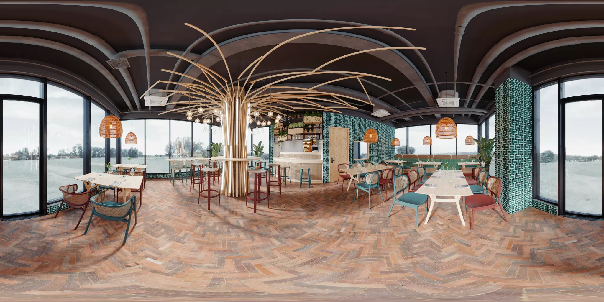 PUBLIC SPACE – RESTAURANT – V12 – CORONA