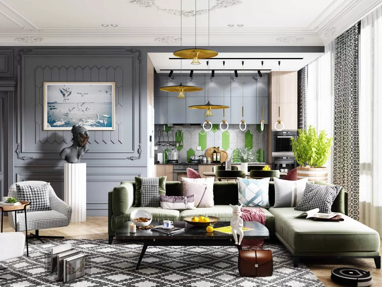 Living Room – 3D66 – 014