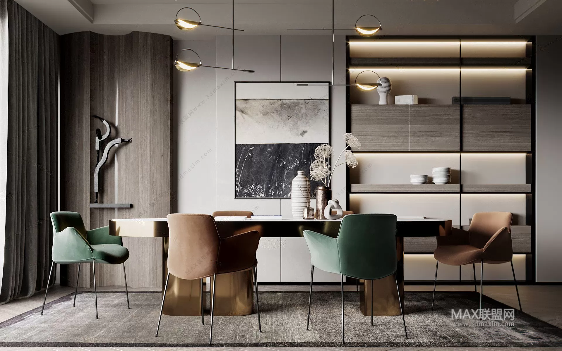 [3DSKY] Dining Room - Interior Design - Modern Design - 024 | NEW ...