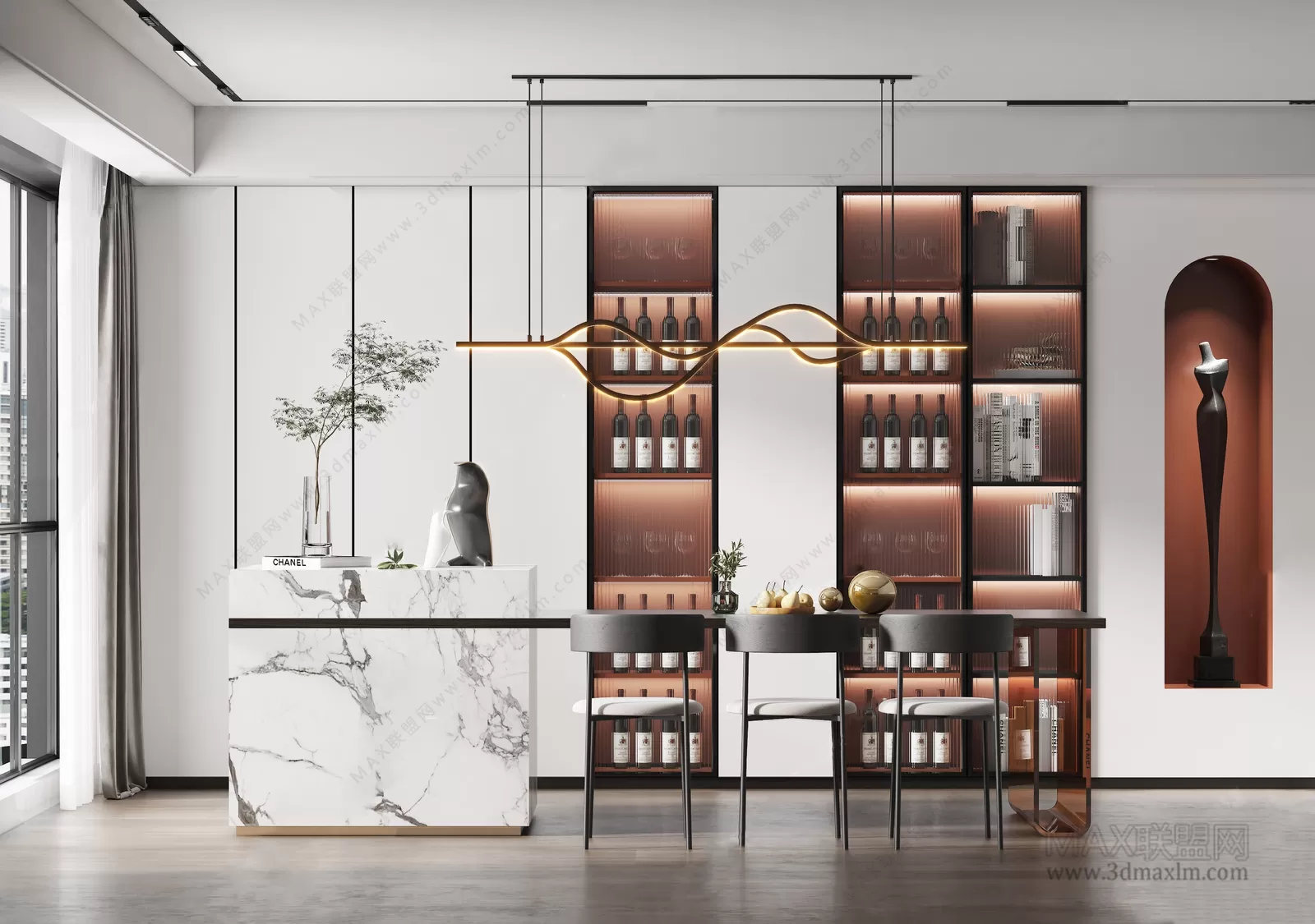 Dining Room – Interior Design – Modern Design – 051 Dining Room – Interior Design – Modern Design – 051