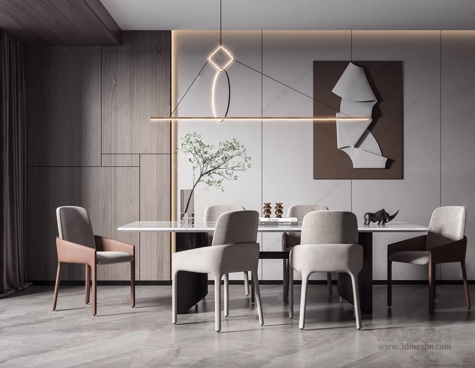 Dining Room – Interior Design – Modern Design – 055