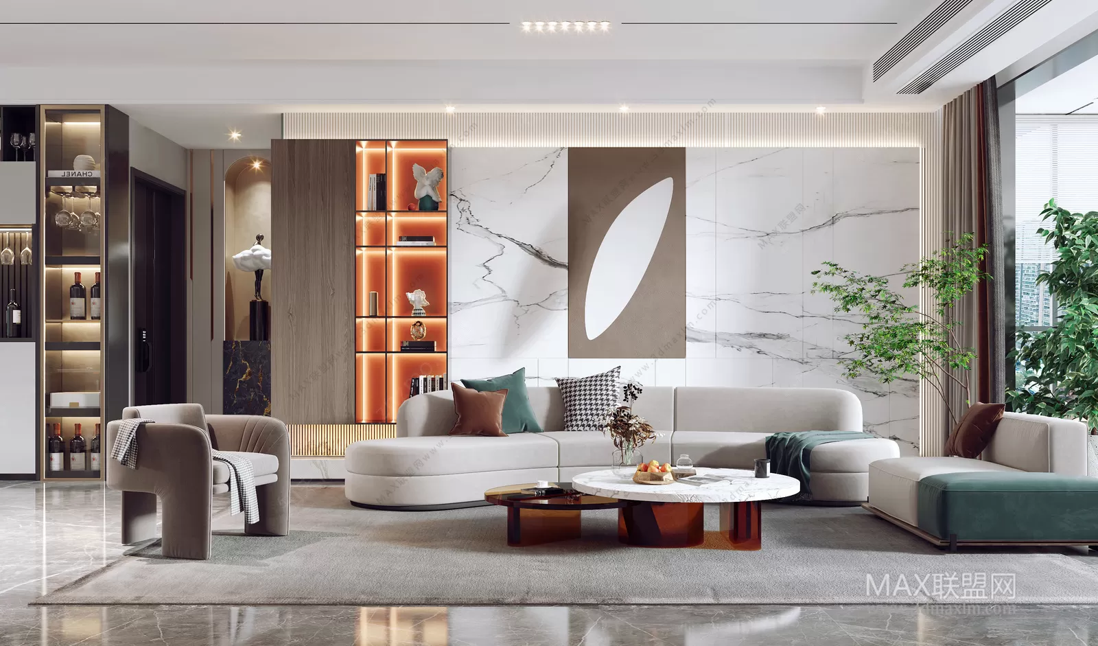 Living Room – Interior Design – Modern Design – 023