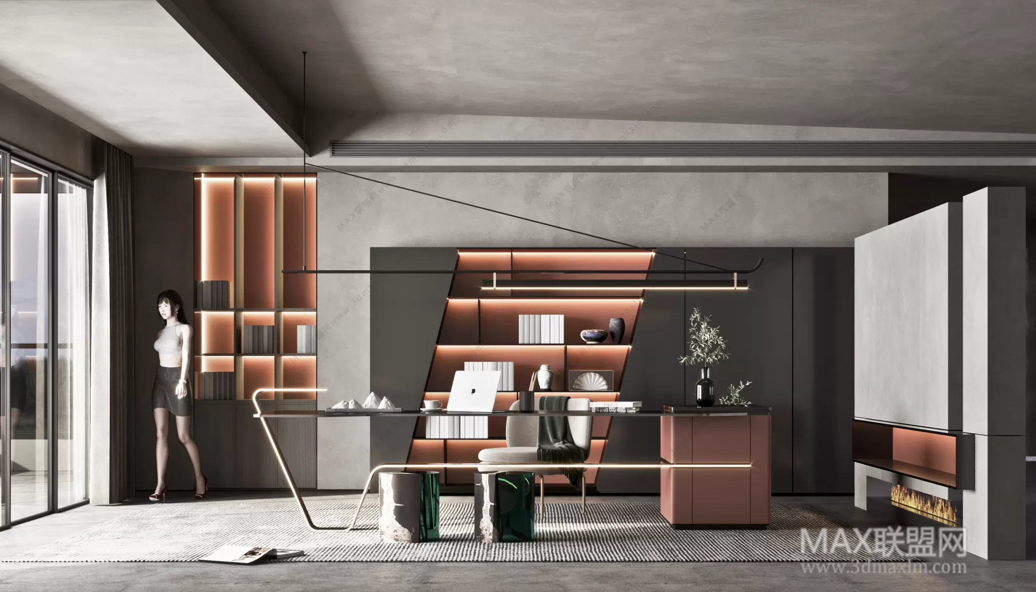 Home Office – Interior Design – Modern Design – 006