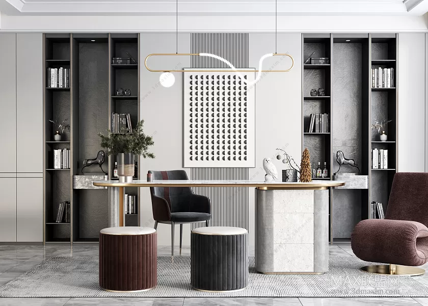 Home Office – Interior Design – Modern Design – 008