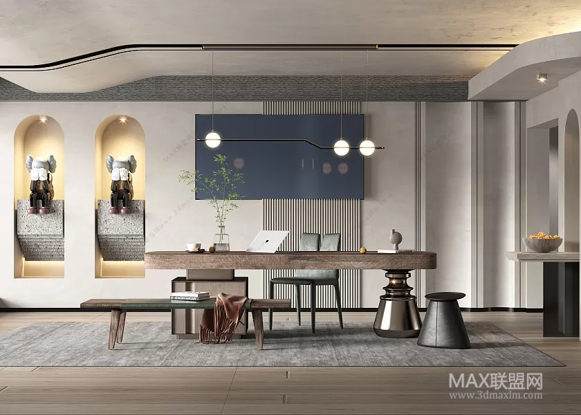 Home Office – Interior Design – Modern Design – 011