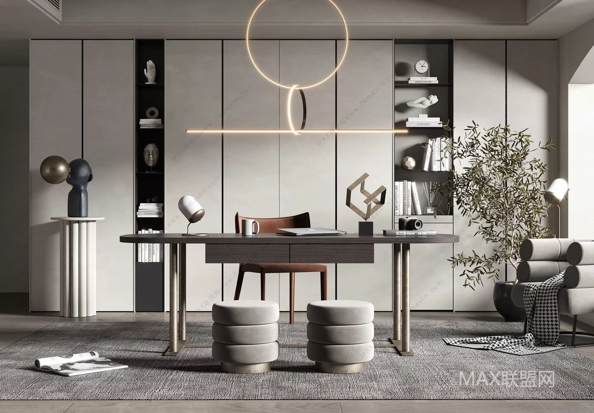 Home Office – Interior Design – Modern Design – 014