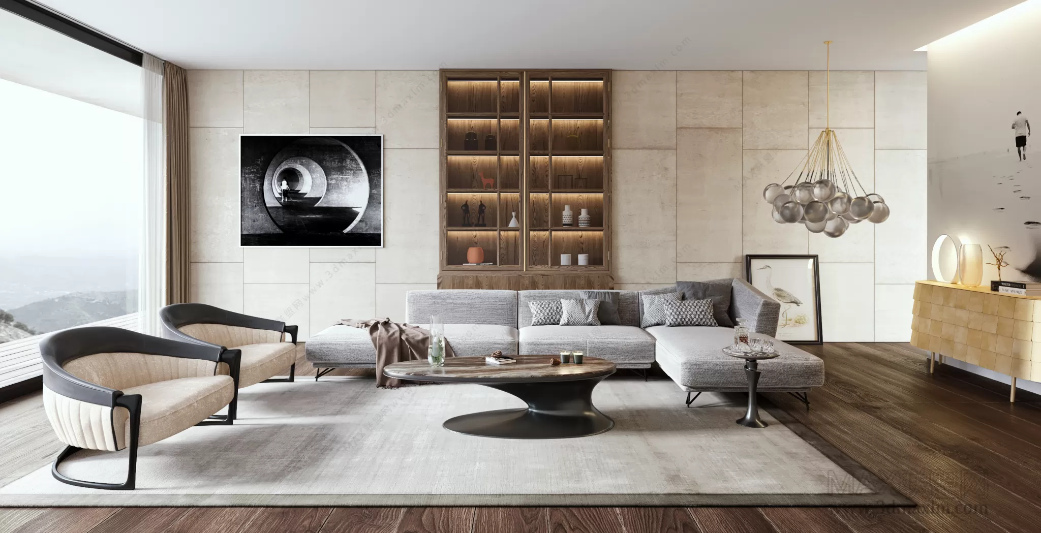 Living Room – Interior Design – Nordic Design – 003