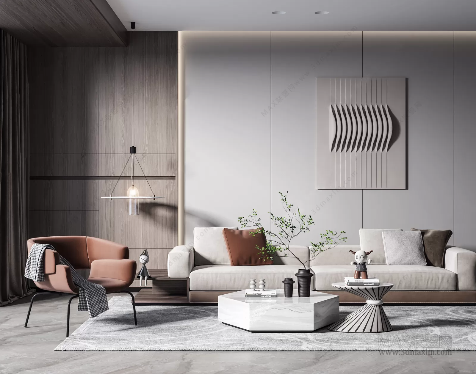 Living Room – Interior Design – Nordic Design – 008