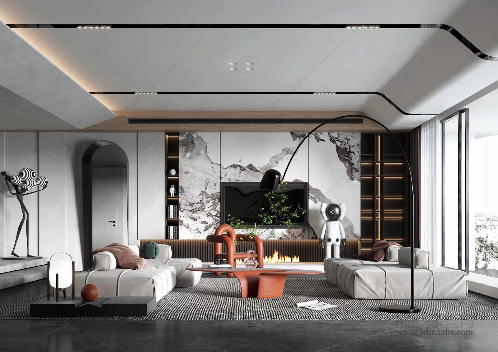 Living Room – Interior Design – Nordic Design – 010