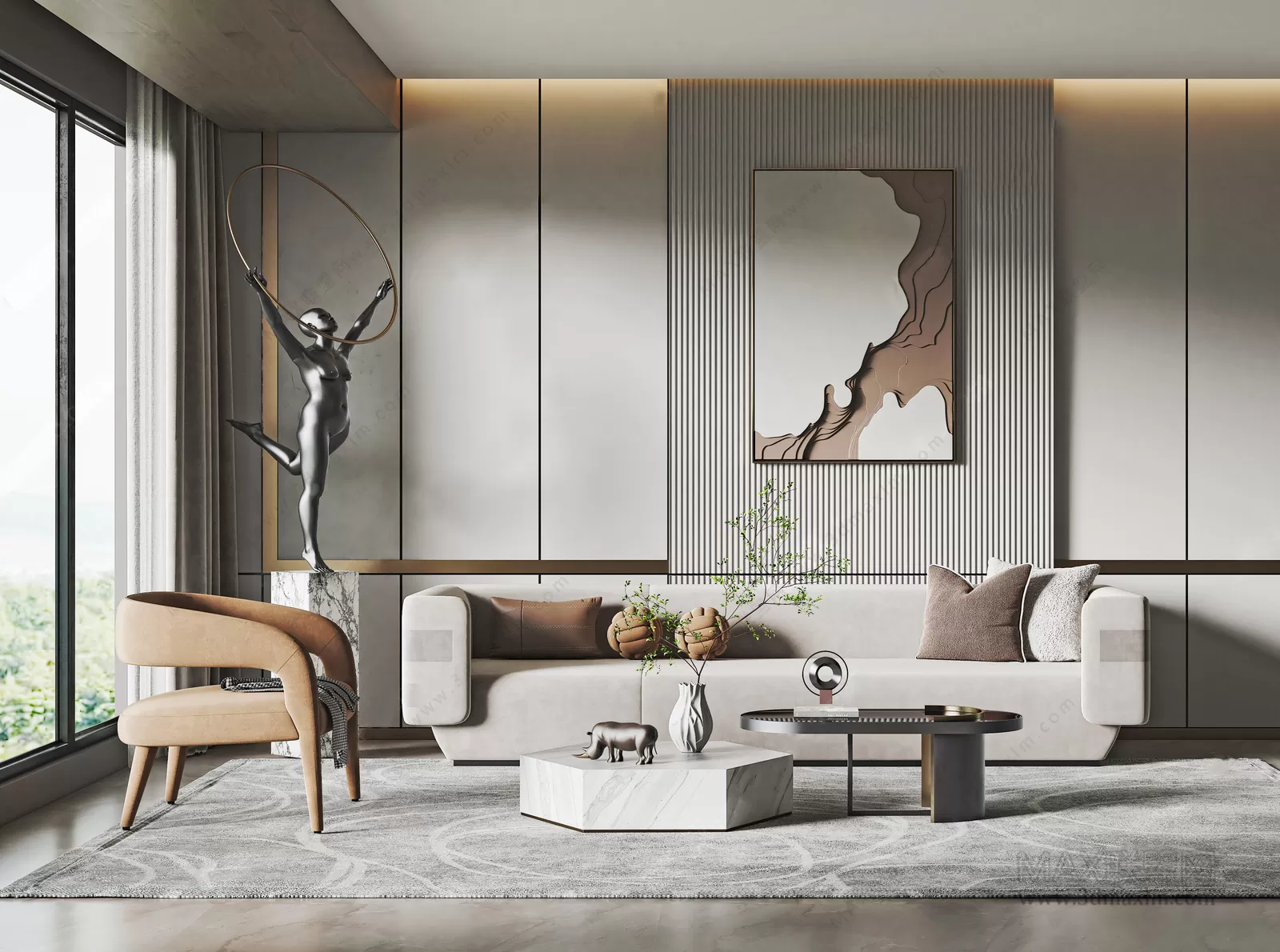 Living Room – Interior Design – Nordic Design – 024